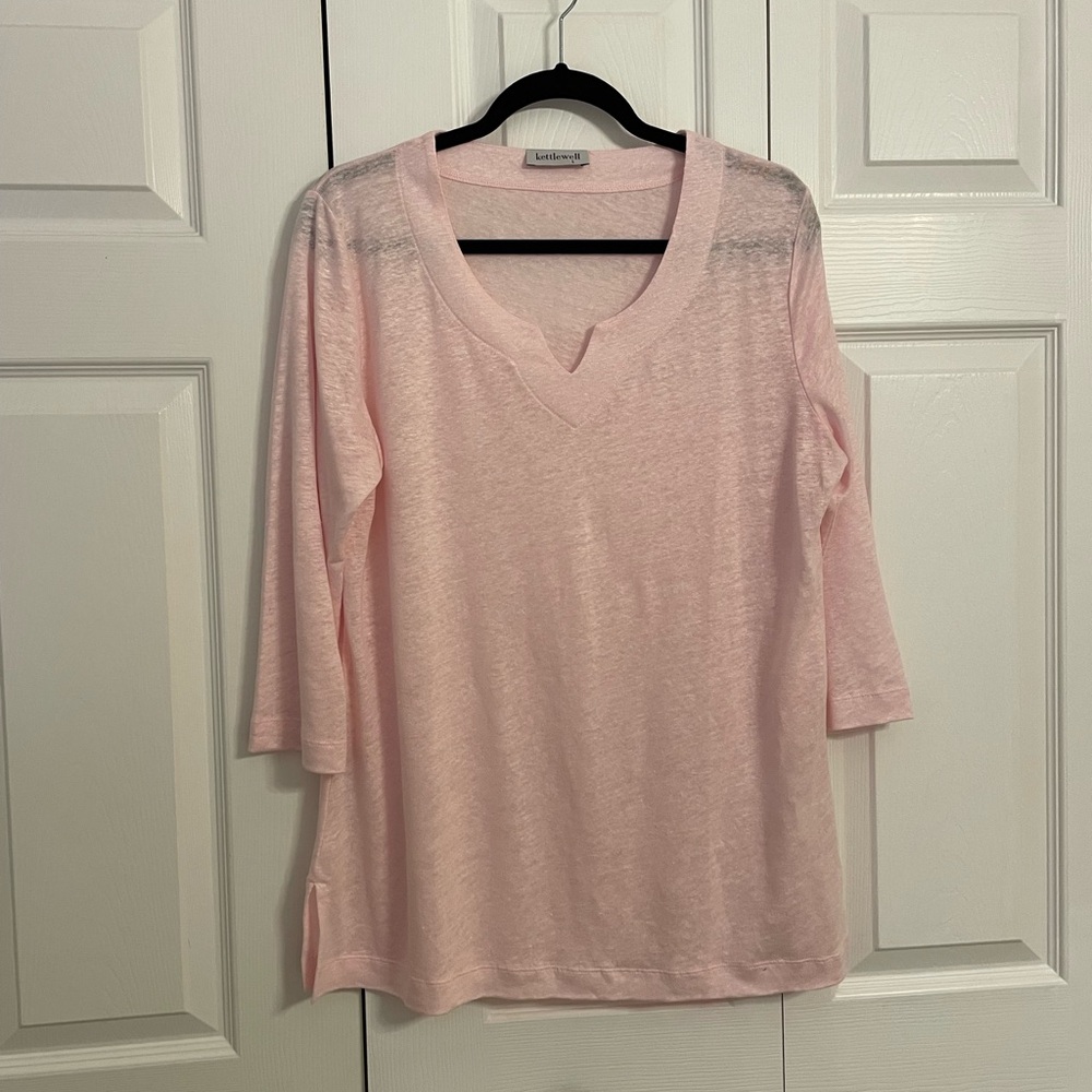 Kettlewell Dorsey notch neck pink ice large